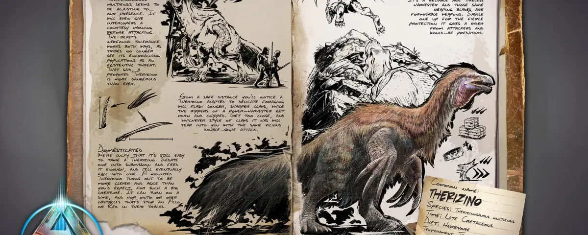 ARK Ascended : TLC du Therizinosaurus + Community Crunch 517 (31 juillet 2026)