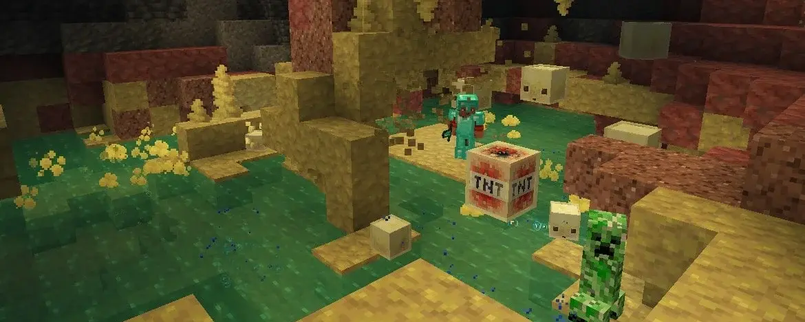 Minecraft 26.2 snapshot 5 : geysers, cubes de soufre explosifs