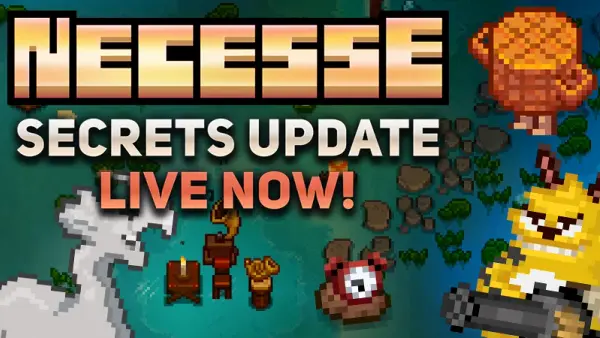 Necesse Secrets est là : crossovers Palworld et Valheim